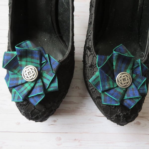 Black watch hot sale tartan shoes