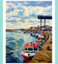 Wells-Next-The Sea Art Greeting Card A5 Size 