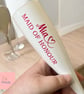 Personalised Plastic Champagne Flutes