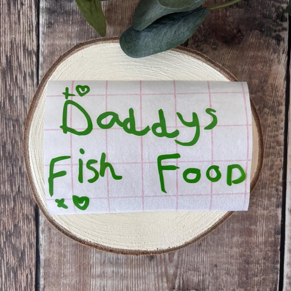 Personalised Handwriting Vinyl Decals: Children's Names, Teacher Gifts