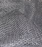 Silver Fishnet Chainmail Mesh Net Fabric 58'' PRICE PER METER