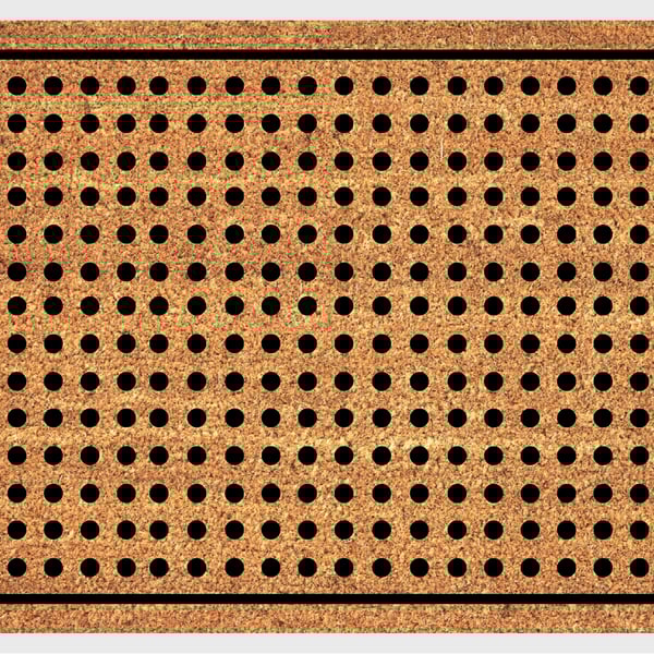 Black Dots Door Mat - Black Dots Welcome Mat - 3 Sizes