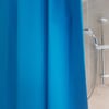 REDUCED PRICE Marine Blue Organic Cotton Shower Curtain, washable non-waxed