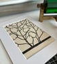 Linocut Print - "Honesty" - Image 9