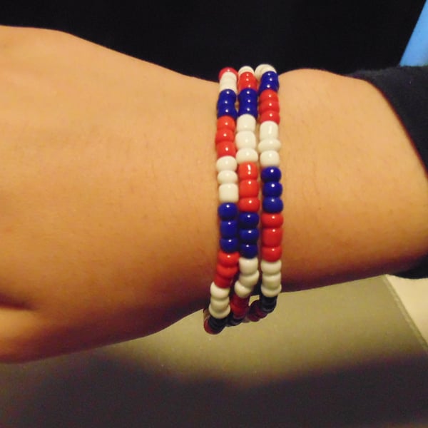 beaded stackable bracelets