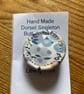 Liberty Print Dorset Singleton Button Brooch, ‘Wiltshire’, Lilac - Image 1