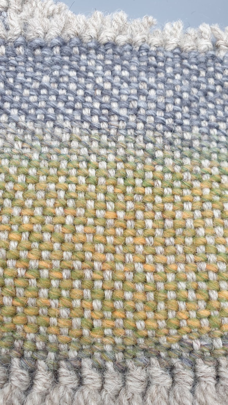 'Horizons'   - a pair of hand woven coasters