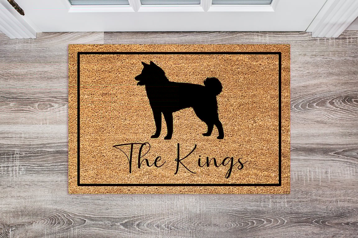 Akita Door Mat - Personalised Akita Welcome Mat - 3 Sizes
