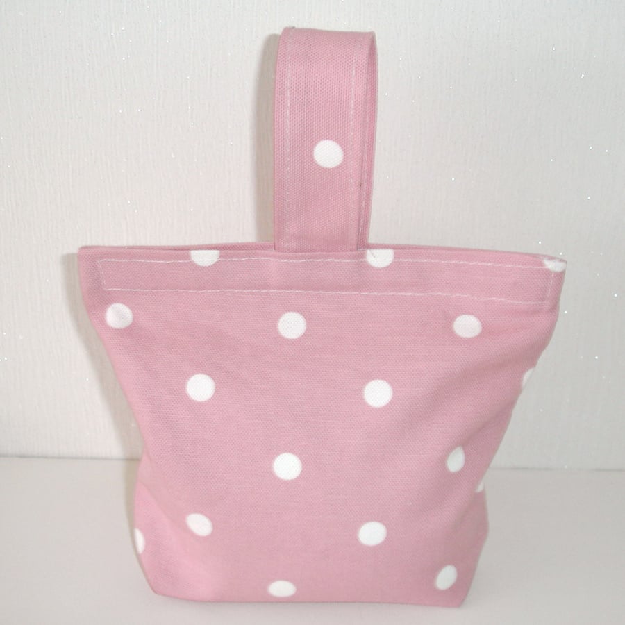 Door Stop Pink Polka Dot Dots Doorstop Filled With Sand