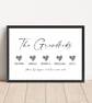 Personalised The Grandkids Print - Image 1