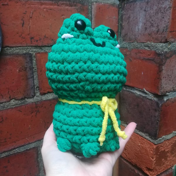 Villager Frog Crochet Amigurumi 