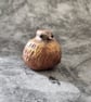 Little Bird Sculpture, Russet Gold Baby Fledgling Ornament - Image 3