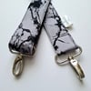 Handmade marble effect handbag strap 