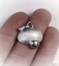 Silver frosted shell pendant - Image 5
