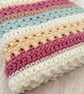 Pink Crochet Baby Blanket - Handmade - New Baby Girl - Nursery Keepsake - Image 5