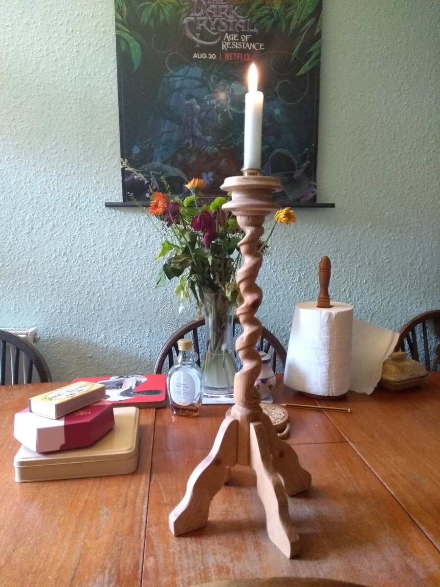 spiral candle stick