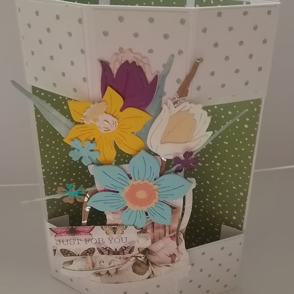 Handmade Hexagon   Card