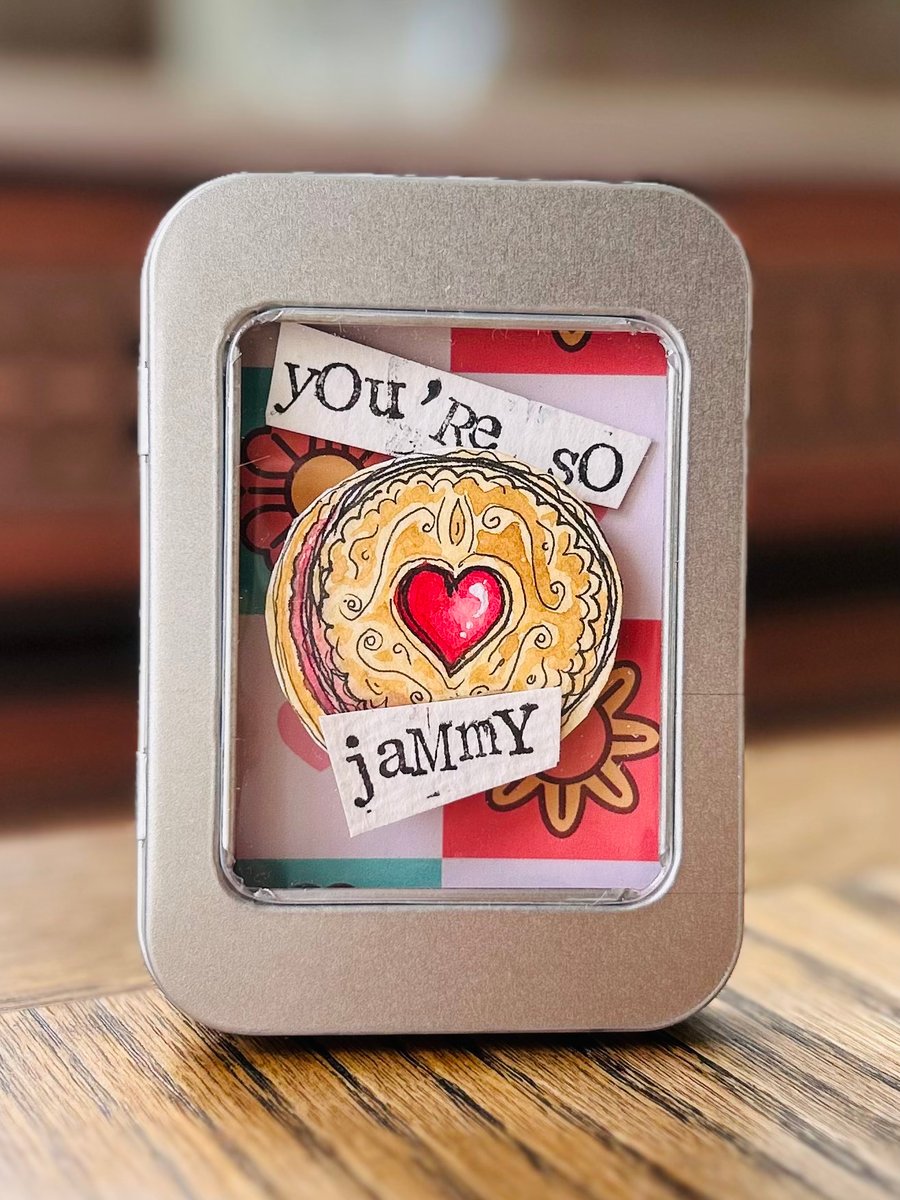 You’re so Jammy - Cute and quirky 3D Illustration in tin - funny art gift