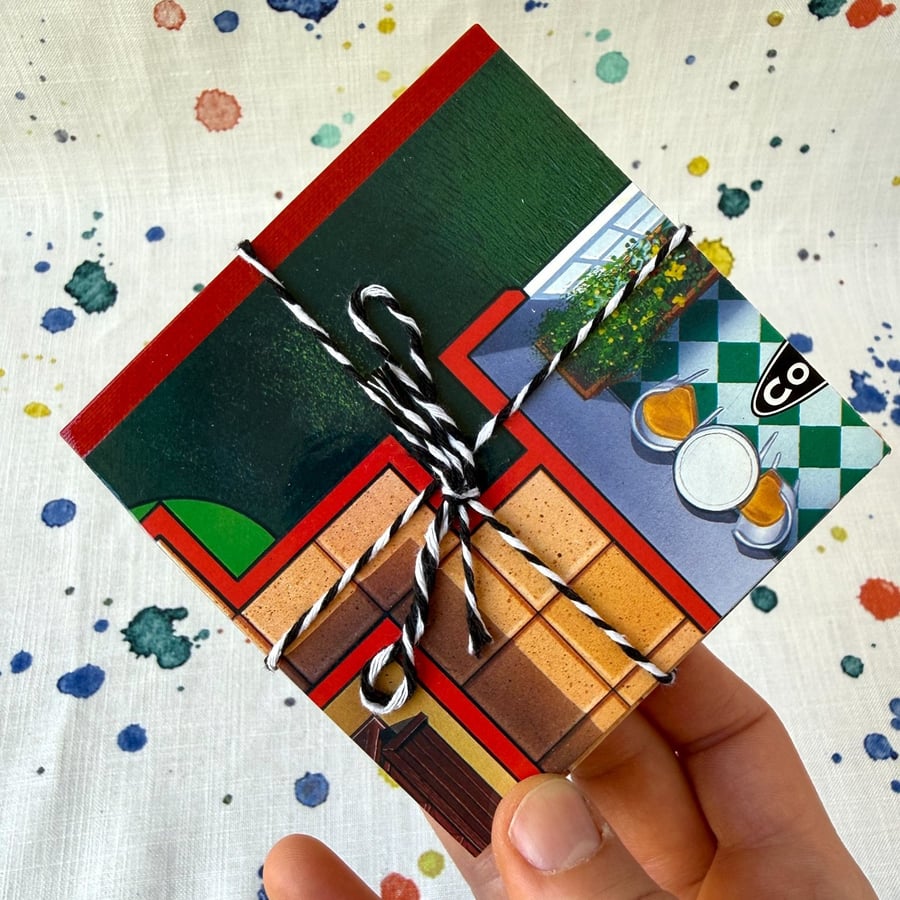 Cluedo Board Coasters - Conservatory Mrs Peacock - Cutting Error - Super Seconds