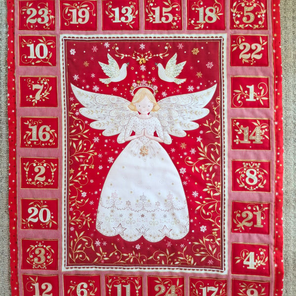 Perpetual fabric Angel Advent Calendar 