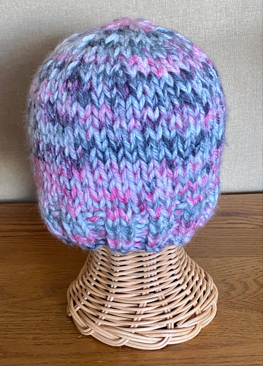 Adult Super Chunky Hand-Knitted Hat