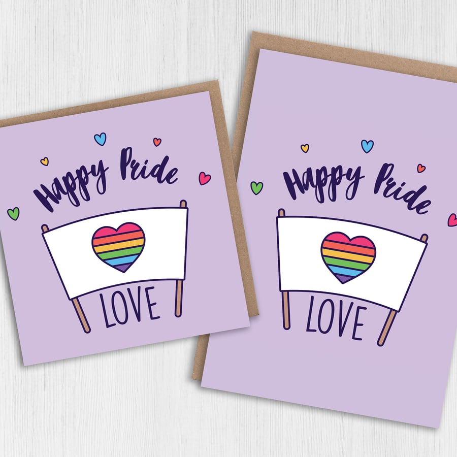 LGBTQ card: Happy Pride