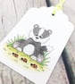 Badger Gift Tags - set of 4 tags - Image 5