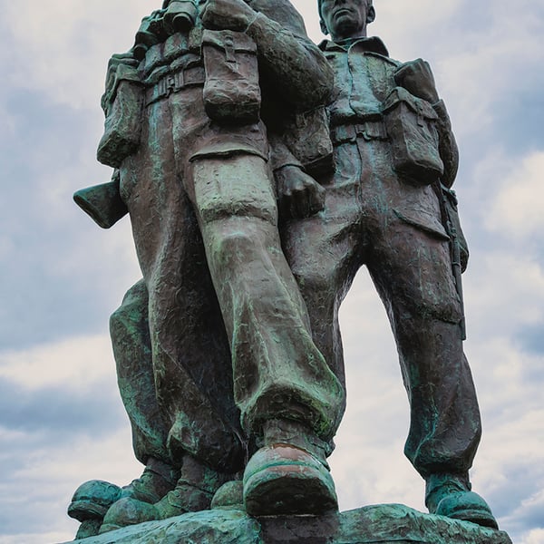 Commando memorial print