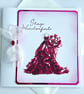 Stay Wonderful glamorous dress Celebrate you today card
