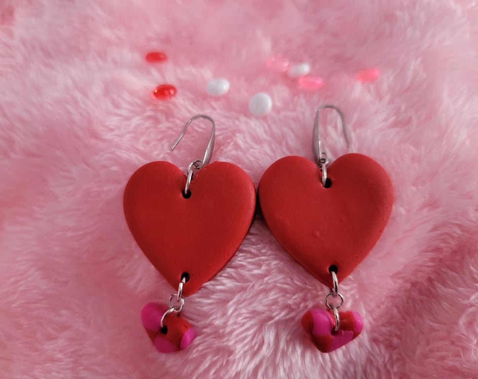 Heart Shaped Earrings.
