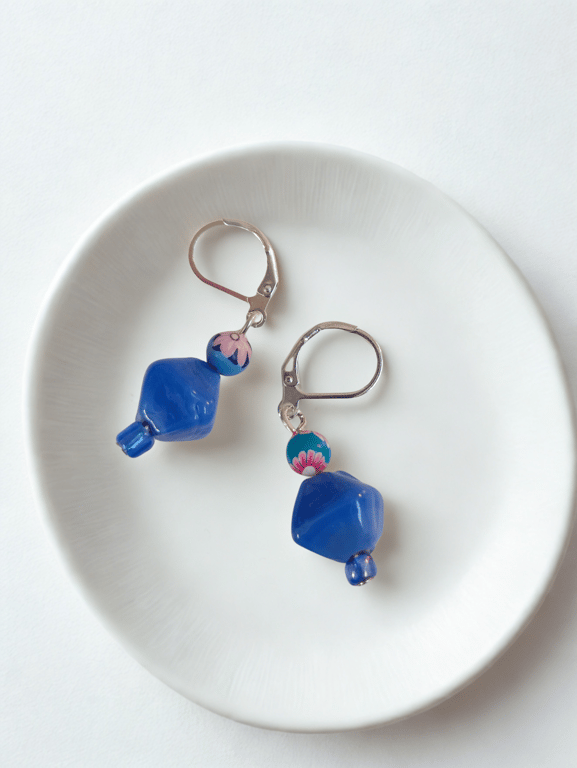Blue & Pink POP Earrings 