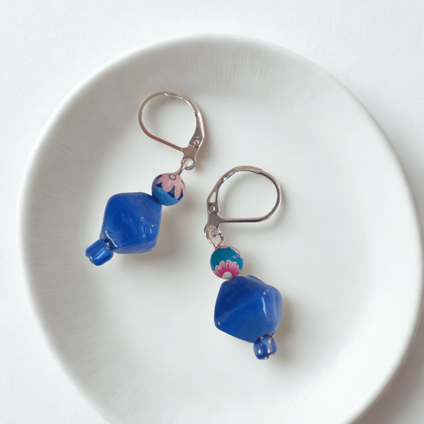 Blue & Pink POP Earrings 
