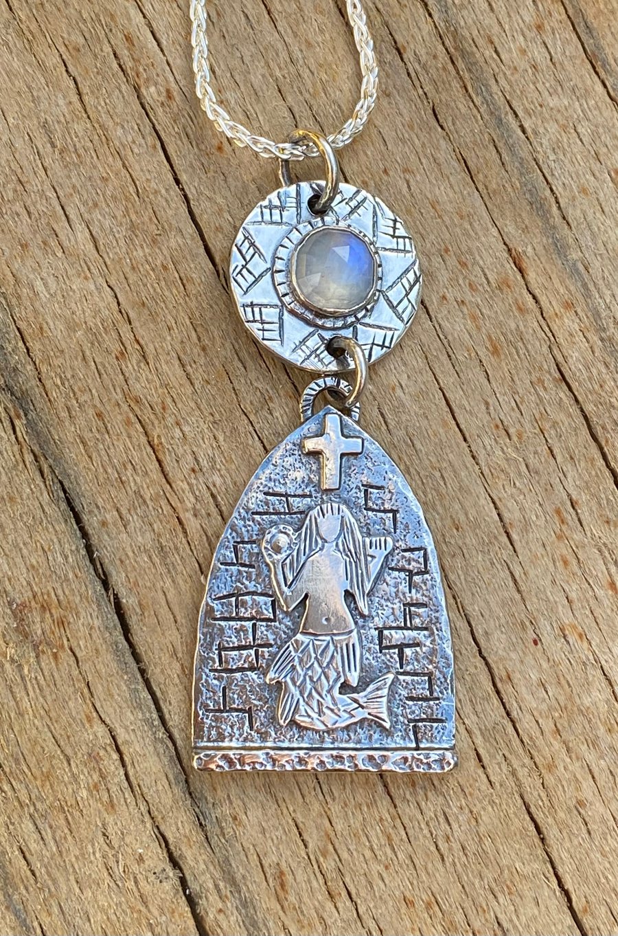Mermaid of Zennor Pendant RESERVED FOR LUCY