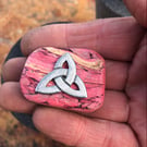Pagan Triquetra Brooch