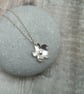 Sterling Silver Flower Necklace - JBJ2026