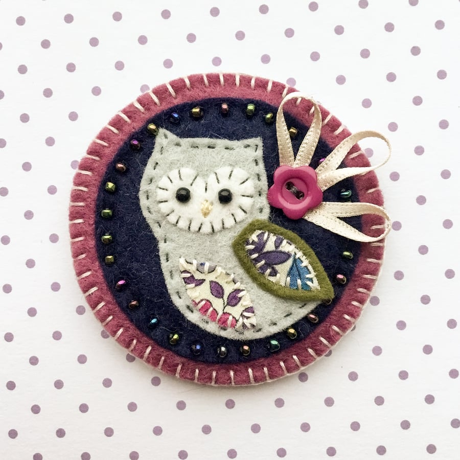 Owl Brooch