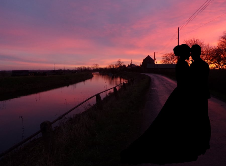 Romantic Couple Card A5 