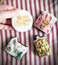 Handmade Decorated Gingerbread House Biscuits - Pastel Christmas Cookie Gift Box