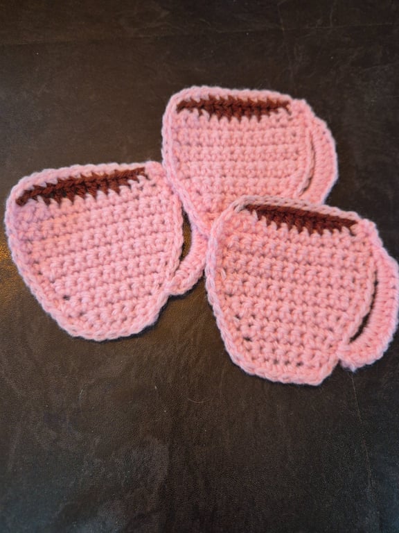Handmade Crochet Coasters Mitifs