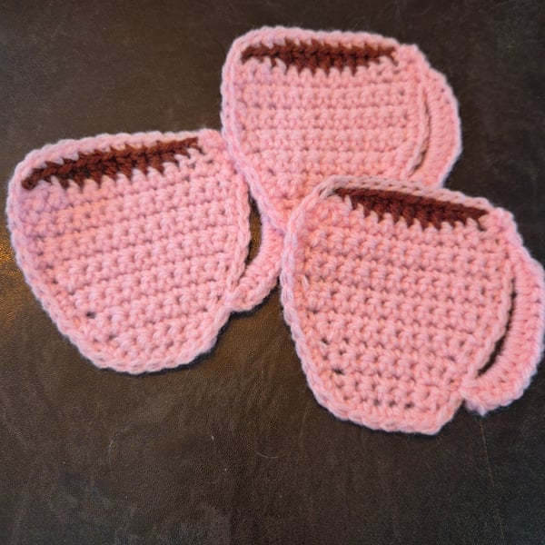 Handmade Crochet Coasters Mitifs