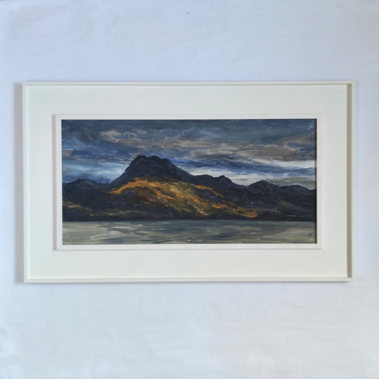 West Coast of Scotland, original landscape of Scottish mountainous coastline