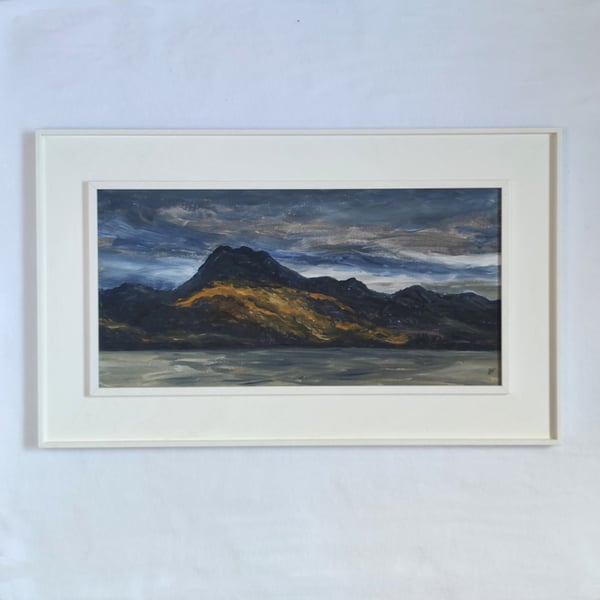 West Coast of Scotland, original landscape of Scottish mountainous coastline