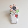 'Flowerpot' Brooch