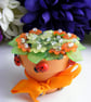 Handmade Gerbera Flower Pot Gift - Image 2