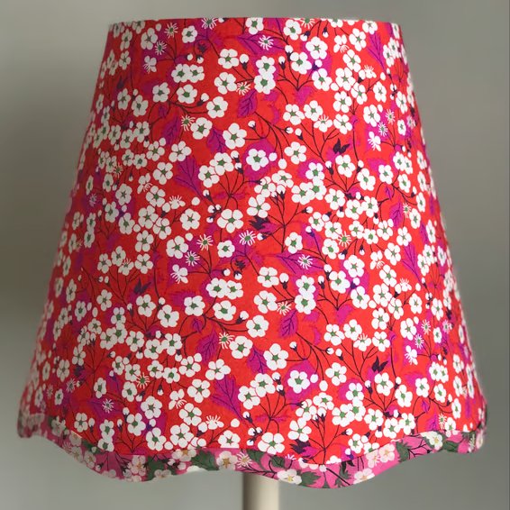 NEW Liberty Mitsi - Handmade Scalloped table Lampshade