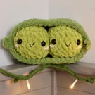 Crochet Two Peas in a Pod Plushie