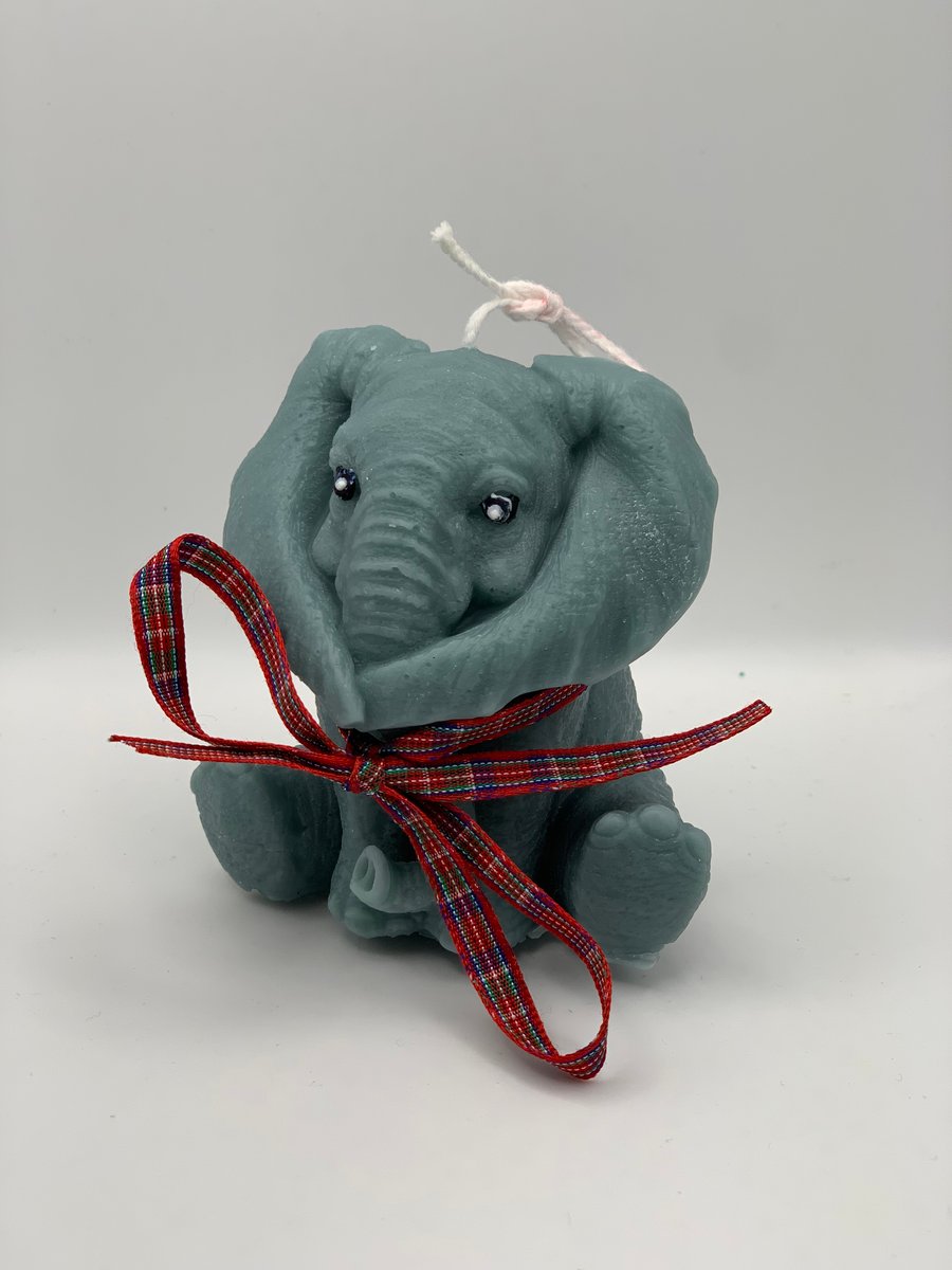 Soy wax Elephant candle 