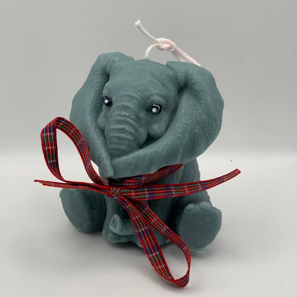 Soy wax Elephant candle 