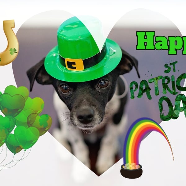 Happy St Patrick's Day Card A5