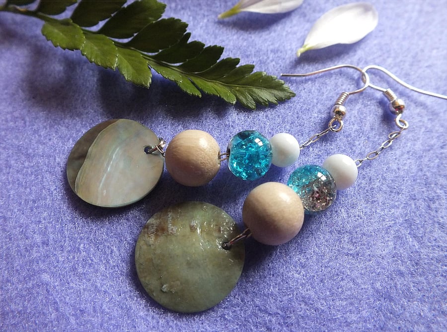 Beautiful Beach Babe Dangly Earrings